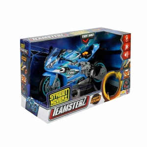 SUNMAN 1417134 TEAMSTERZ STREET MOVERZ SESLİ VE IŞIKLI MOTORİZE MOTOSİKLET 27 cm.