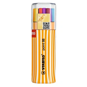 STABILO POİNT 88 TWIN PACK 20 RENK KEÇE UÇLU KALEM 8820-01