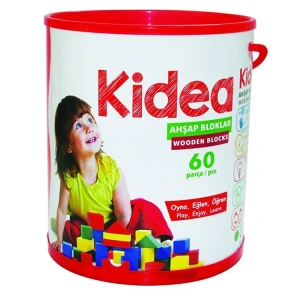 KIDEA KID-1002 CHIVA AHŞAP BLOK 60 PARÇA