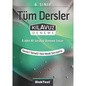 TUDEM 6. SINIF BLOKTEST TÜM DERSLER KILAVUZ DENEME