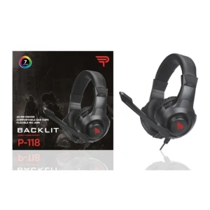 PLATOON PL-118 BACKLIT MİKROFONLU KULAKLIK