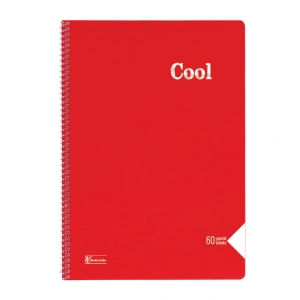 KESKİN COOL PP KAPAK SPİRALLİ DEFTER A4 60 YP. ÇİZGİSİZ