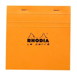 RHODIA RT148200 148x148 mm KARELİ BLOKNOT TURUNCU KAPAK 80 YP.