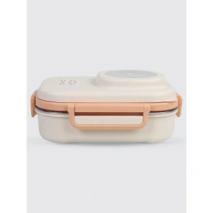 UZSPACE VGN-8021-8036 PASLANMAZ ÇELİK YEMEK KABI - LUNCH BOX 600 ML PEACH WHITE