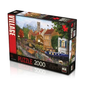 KS GAMES 22509 CANAL LIVING 96x68cm YAPBOZ/PUZZLE 2000 PARÇA