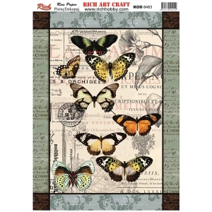 RİCH 8463 PİRİNÇ DEKOPAJ KAĞIDI