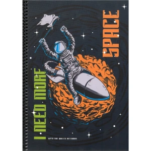 GIPTA SPACE SPİRALLİ KARTON KAPAK A4 80 YP ÇİZGİLİ DEFTER