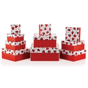 GIPTA TILDA KARE HEDİYE KUTUSU BG1187 D 145x145x85 mm