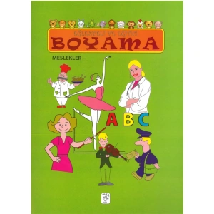 EĞLENCELİ VE EĞİTİCİ BOYAMA KİTABI - MESLEKLER