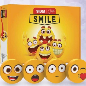 SİLKA ART52 SMILE SERİSİ GÜLENYÜZ DESENLİ SİLGİ