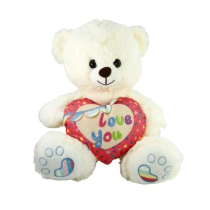 VARDEM JH2324 KALPLİ LOVE YOU PELUŞ AYI  30 CM