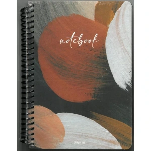 PAPİRÜS NOVA SERT KAPAK SPİRALLİ 16X23 100YP. KARELİ DEFTER