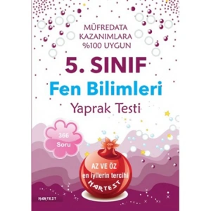 NARTEST 5. SINIF FEN BİLİMLERİ YAPRAK TESTİ - YENİ MÜFREDAT