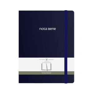 VICTORIAS JOURNALS NOTE BENE 9212 CLASSIC NOTEBOOK SERT KAPAK 19x25cm 70gr.320 YP. ÇİZGİLİ DEFTER LACİVERT