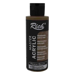RİCH AKR-120-130 AKRİLİK BOYA 120 CC KESTANE