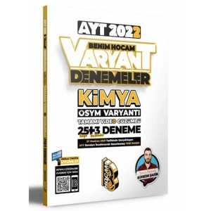 BENİM HOCAM 2022 AYT KİMYA VARYANT TAMAMI VİDEO ÇÖZÜMLÜ  25+3 DENEME