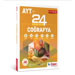 SINAV AYT COĞRAFYA 24 ADIMDA KONU ANLATIMLI SORU BANKASI