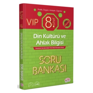 EDİTÖR 8. SINIF VIP DİN KÜLTÜRÜ VE AHLAK BİLGİSİ  SORU BANKASI