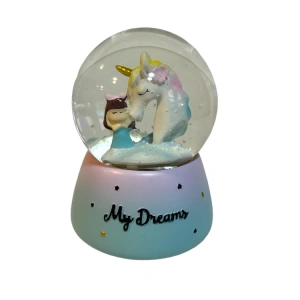 YLZ 874 MY DREAMS SESLİ IŞIKLI ORTA BOY KAR ATAN KAR KÜRESİ