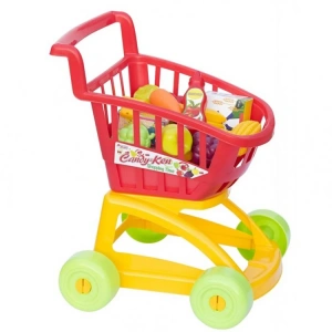 DEDE CANDY & KEN  FİLELİ SEPETLİ MARKET ARABASI DOLU