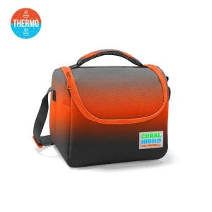 CORAL HIGH 11748 KİDS TURUNCU GRİ RENK GEÇİŞLİ THERMO BESLENME ÇANTASI