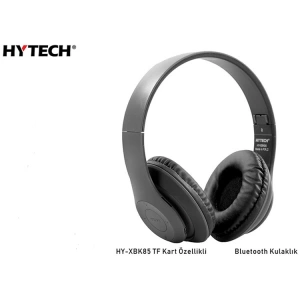 HYTECH HY-XBK85 TF KART ÖZELLİKLİ SİYAH BLUETOOTH KULAKLIK