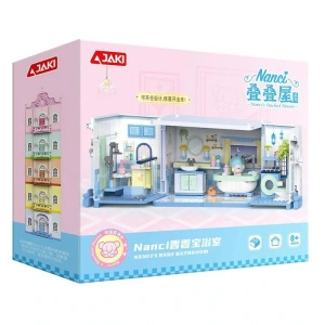 VAGONLIFE JAKI HK134 NANCİ BEBEK BANYOSU 235 PARÇA BLOCK OYUNCAK 8+