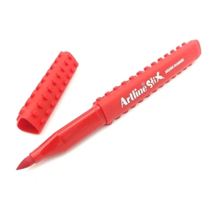 ARTLINE STIX ETX-F BRUSH MARKER RED