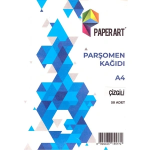 PAPERART A4 ÇİZGİLİ PARŞÖMEN KAĞIDI 50li