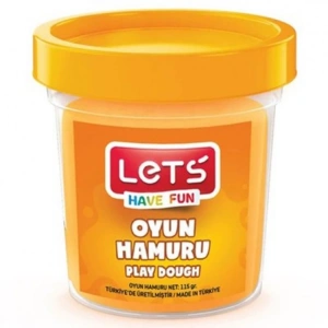 LETS TEK RENK OYUN HAMURU TURUNCU 115 GR  L8440-08