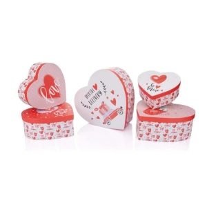 GIPTA VALENTINES DAY CARITAS KALPLİ HEDİYE KUTUSU BX0656 A 170x175x75mm