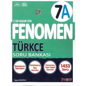 FENOMEN 7. SINIF  TÜRKÇE A SORU BANKASI
