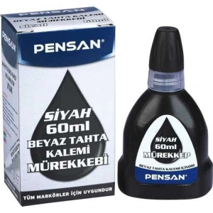 PENSAN 4004 TAHTA KALEM MÜREKKEBİ SİYAH 60 ML