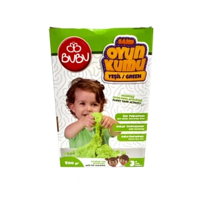 BU-BU OYUN KUMU 500 GR.YEŞİL BUBU- KU0003