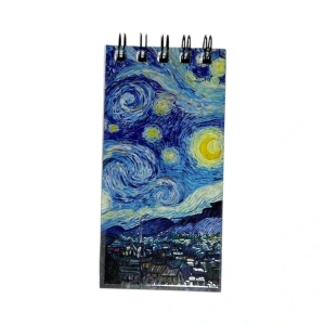 PRESTİJ 7X14 ÜSTTEN SPİRALLİ 112 YP KARTON KAPAK ÇİZGİLİ NOT DEFTERİ  -TEKLİ