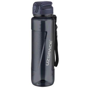 UZSPACE PİPETLİ MATARA TRITAN 6058 1500 ML SİYAH