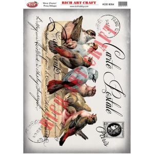 RİCH 8054 PİRİNÇ DEKOPAJ KAĞIDI