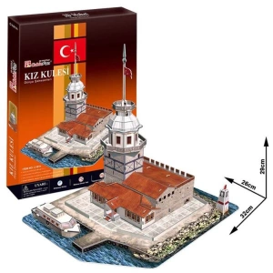 NECOTOYS CUB/C181H CUBIC FUN KIZ KULESİ 3D PUZZLE