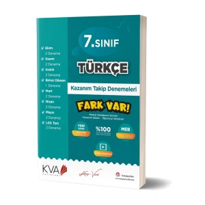 KORAY VAROL AKADEMİ 7. SINIF TÜRKÇE FARK VAR KAZANIM TAKİP DENEMELERİ