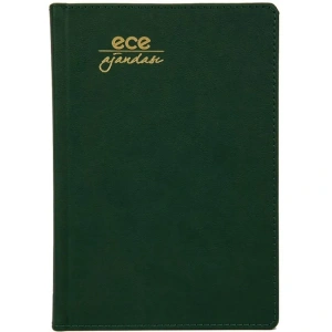 ECE 14X20 KEMER GÜNLÜK AJANDA YEŞİL