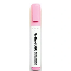 ARTLINE EK- 660 KESİK UÇ 1.0-4.0mm  HIGHLIGHTER FOSFORLU KALEM PASTEL PINK