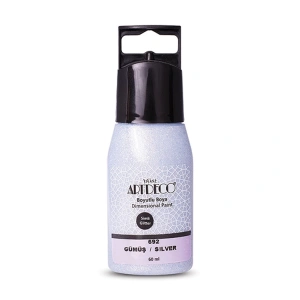 ARTDECO SİMLİ BOYUTLU BOYA 60 ml GÜMÜŞ 692