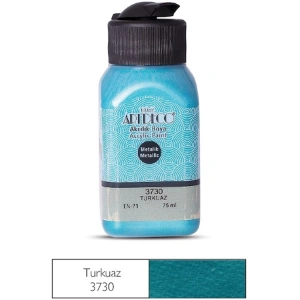 ARTDECO METALİK AKRİLİK BOYA 75 ML. TURKUAZ