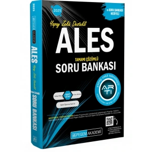 PEGEM 2025 ALES TAMAMI ÇÖZÜMLÜ SORU BANKASI