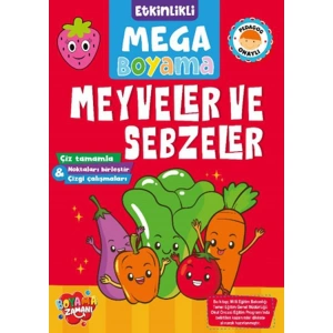 ETKİNLİKLİ MEGA BOYAMA MEYVELER VE SEBZELER