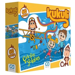 CA GAMES 5136 KUKULİ ÇEKİLİN YOLDAN PUZZLE 60 PARÇA