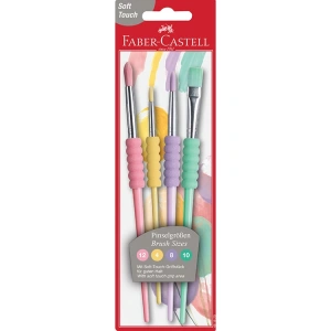 FABER CASTELL SOFT TOUCH FIRÇA 4LÜ (12-4-8-10)