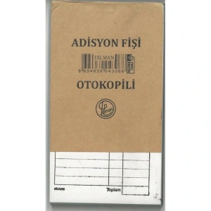 DİLMAN OTOKOPİLİ ADİSYON FİŞİ 14.5x8cm