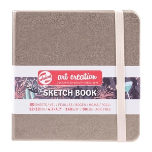 TALENS ART CREATION SKETCHBOOK 12X12 cm 140 gr. 80YP. ESKİZ DEFTERİ PEMBE ŞAMPANYA - RT9314244M