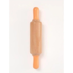 CHILDGEN PLAY DOUGH - OYUN HAMURU AHŞAP MERDANE PASTEL TURUNCU